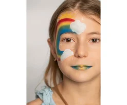 Namaki Set De 6 Lápices Maquillaje Facial Colores Rainbow^Niños Pintura De Uñas, Brillos Y Tattoos