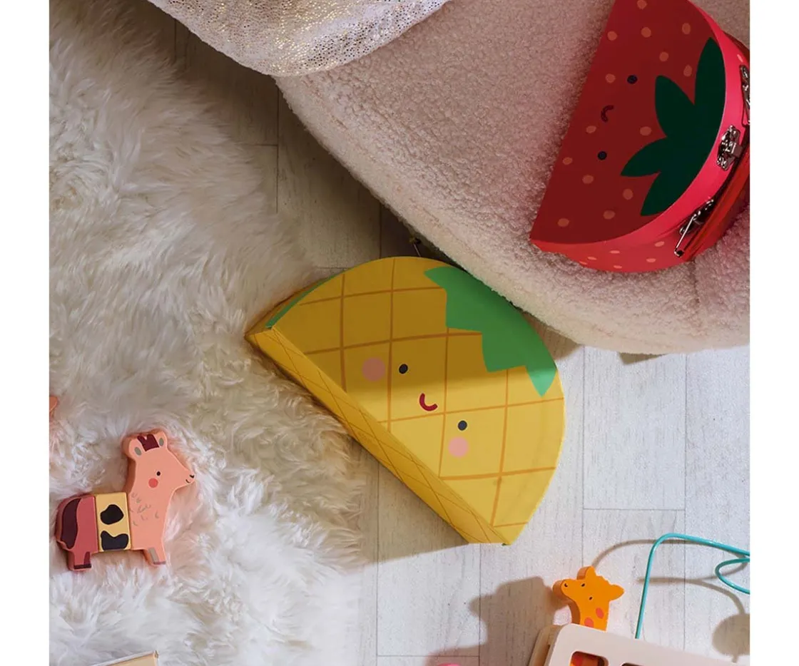 Vilac Set de 3 Maletas Encajables "Les Fruits Gourmands"^Niños Organizadores De Juguetes