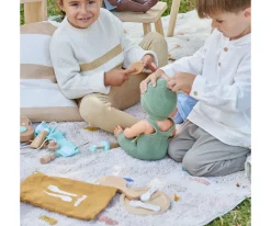 Niños Miniland Set de Alimentación de Madera 100% FSC