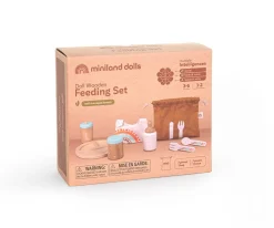 Niños Miniland Set de Alimentación de Madera 100% FSC