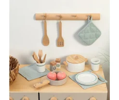 Niños Musterkind Set de Cocina y Vajilla Aronia Blanco/Gris 20 piezas