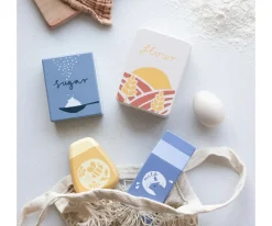 Niños Sebra Set de Comestibles de Madera