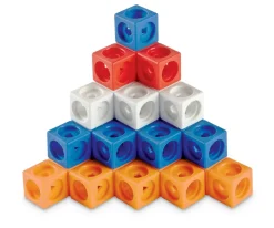 Niños Learning Resources Set de Construcción de Cubos Mathlink 100 Piezas