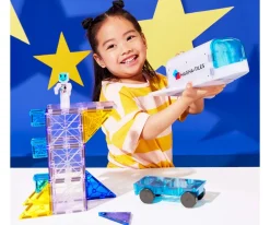 Niños Magna-Tiles Set de Construcción Magna Space 32 Piezas