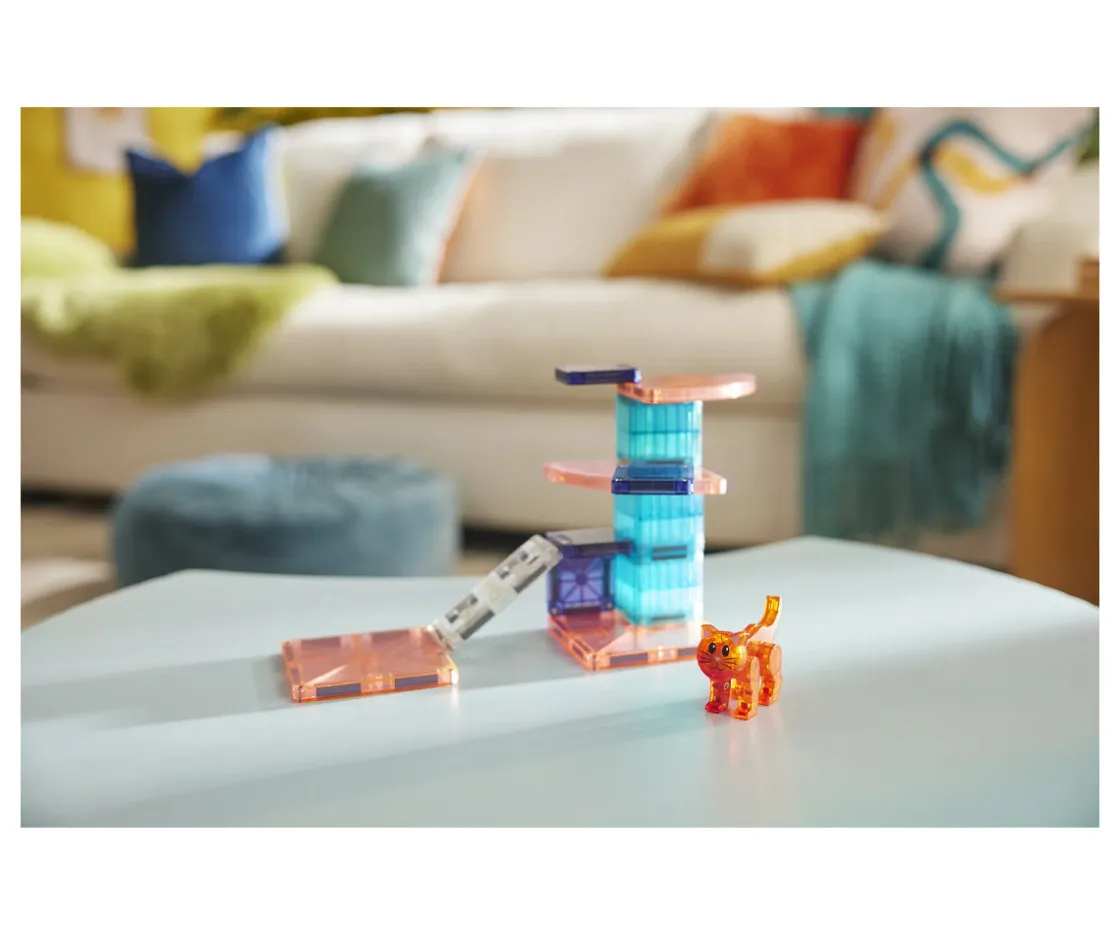 Niños Magna-Tiles Set de Construcción Cat Tree 13 piezas