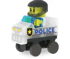 Niños Magna-Tiles Set de Construcción Police Patrol 20 piezas