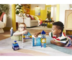 Niños Magna-Tiles Set de Constucción Police Station 35 piezas