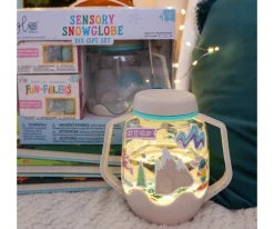 Niños Glo Pals Set de Jarra y Rellenos Sensoriales Nieve