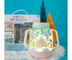 Niños Glo Pals Set de Jarra y Rellenos Sensoriales Nieve