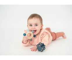Niños Olmitos Set de Mordedores Sensoriales Silicona Blue