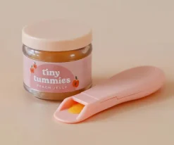 Tiny Harlow Set de Tarro y Cuchara Tiny Tummies Peach Jelly Food^Niños Accesorios Para Muñecas