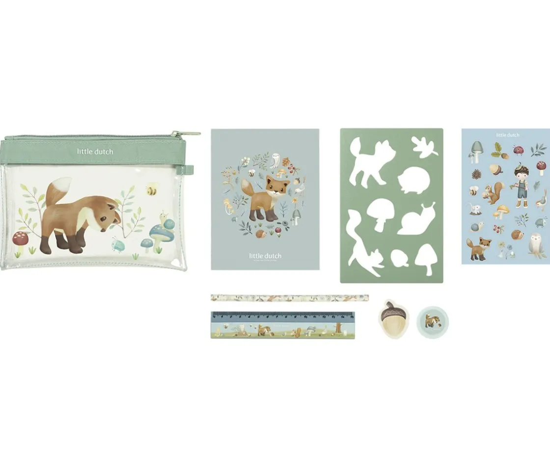 Little Dutch Set Estuche y Material Escolar Forest Friends^ Estuches Escolares