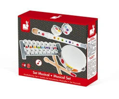 Niños Janod Set Instrumentos Musicales Confetti