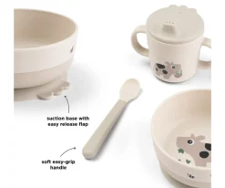 Done by Deer Set Primera Vajilla Foodie Tiny Farm Sand