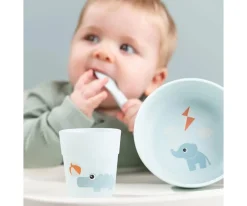 Done by Deer Set Primera Vajilla Playground Blue^ Vajilla Infantil