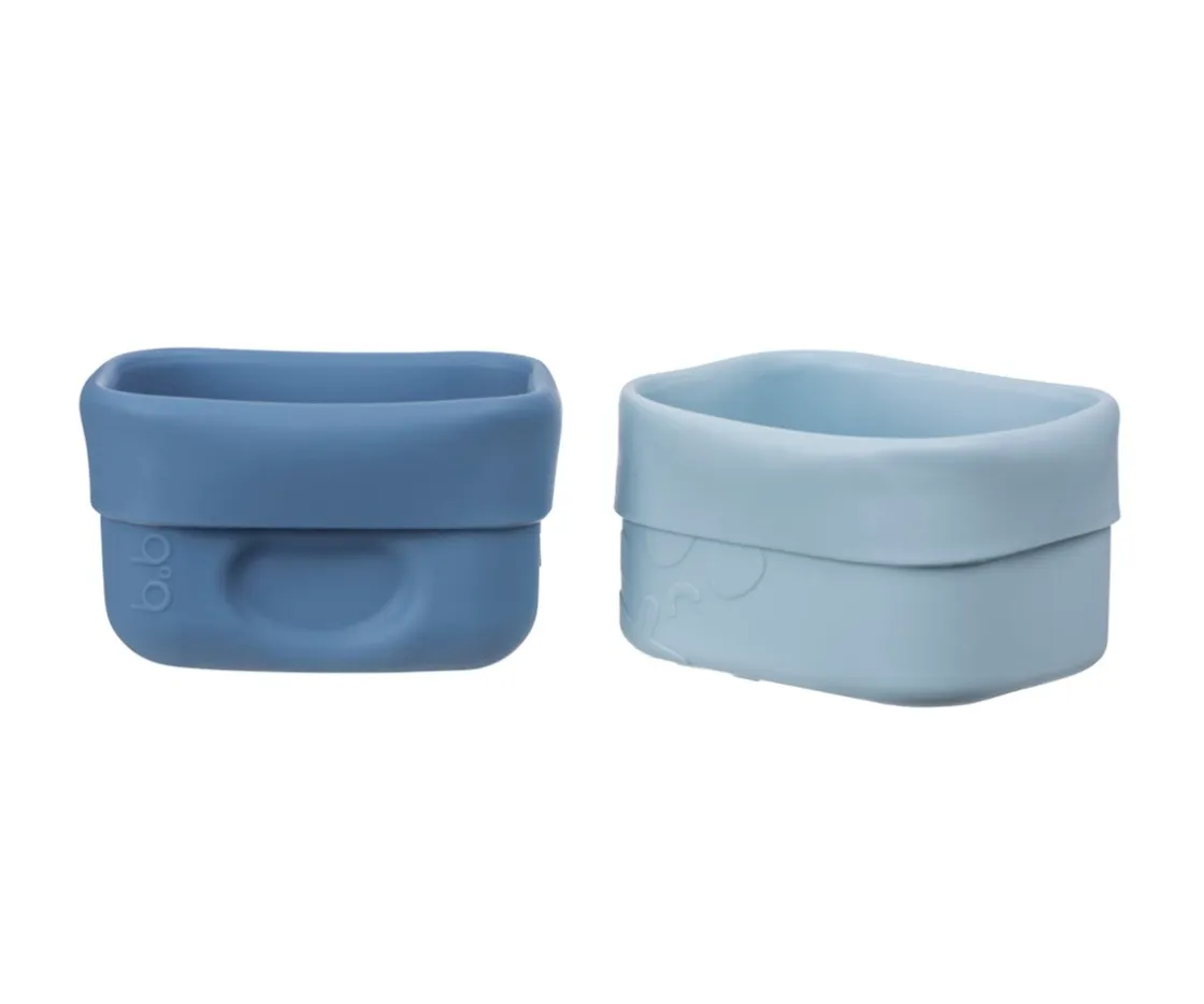 b.box Set Vasitos Snack de Silicona Ocean