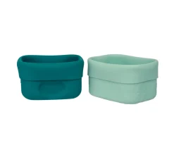 b.box Set Vasitos Snack de Silicona Sage