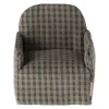 Maileg Sillón Ratón Green Checker^Niños Casa De Muñecas De Madera