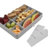 Melii Snackle Box Grey^ Fiambreras Infantiles