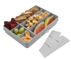 Melii Snackle Box Grey^ Fiambreras Infantiles