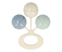 Tutete Sonajero 3 Bolitas French Blue - Ivory - Verde Tiza^ Sonajeros Bebé