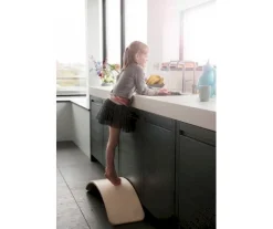 Niños Wobbel Tabla Curva Original Madera Natural sin Fieltro