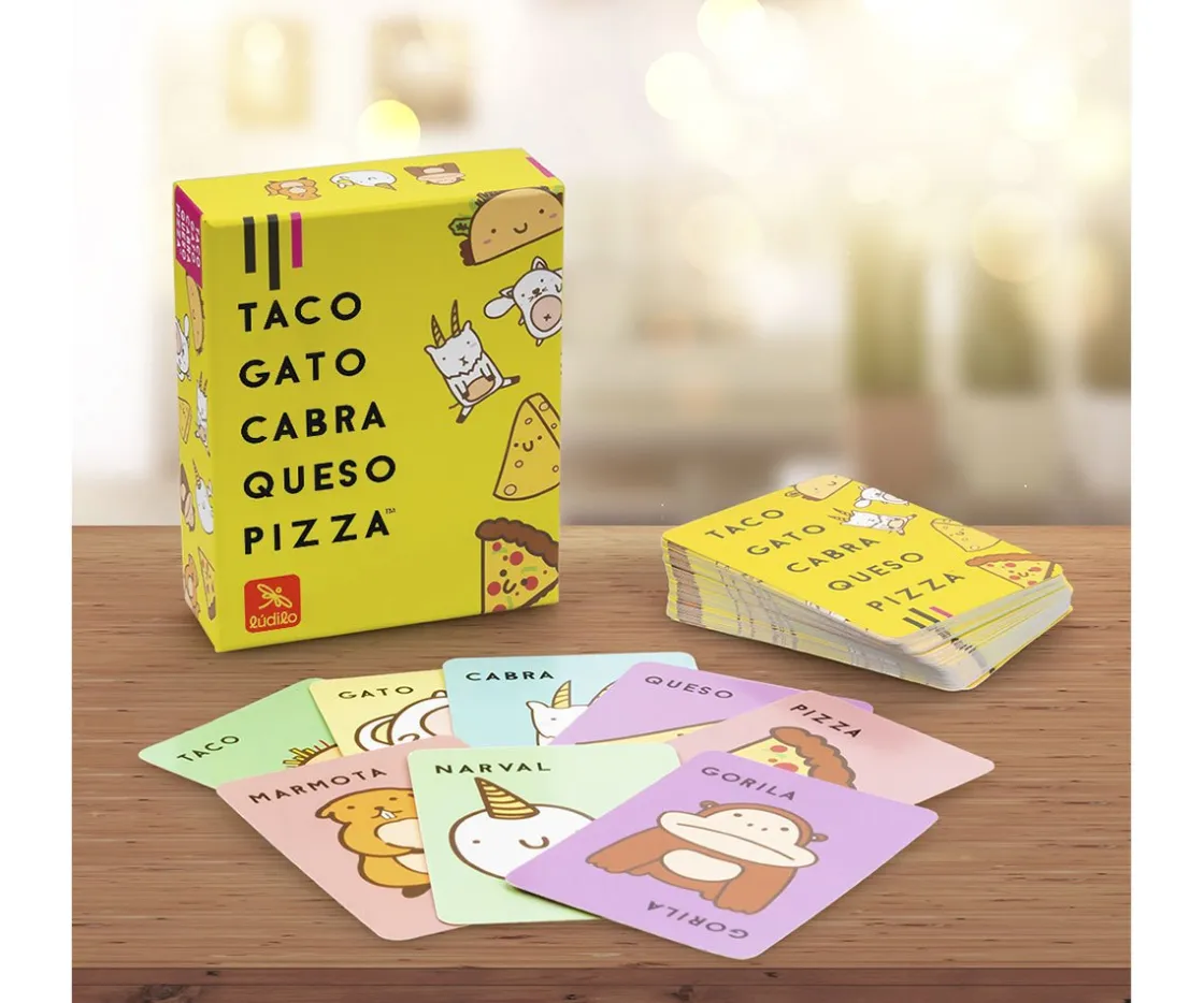 Lúdilo Taco, Gato,Cabra, Queso,Pizza^Niños Juguetes De Viaje