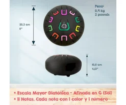 Niños Tambú Tambor Negro Mate