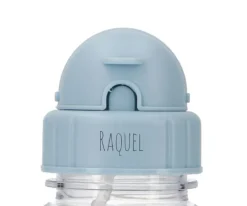 Tutete Tapa para Botella Plástico Leaves Blue Personalizable^ Colecciones Vuelta Al Cole