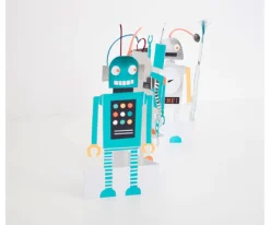 Meri Meri Tarjeta de Cumpleaños Robots^Niños Manualidades Para Niños