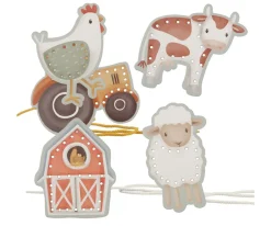 Niños Little Dutch Tarjetas Para Enlazar Cordones Little Farm
