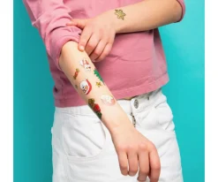 Omy Tatuajes Temporales Ho Ho ho^Niños Pintura De Uñas, Brillos Y Tattoos