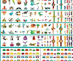 MiDeer Tatuajes Temporales Piratas^Niños Pintura De Uñas, Brillos Y Tattoos