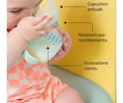 Niños Tommee tippee Taza Aprendizaje Transition Spout Azul Pastel 150ml