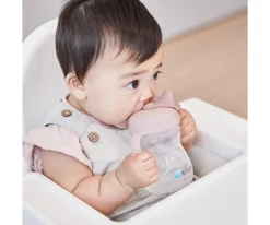 b.box Taza con Boquilla Silicona Blush^ Vasos Antiderrame