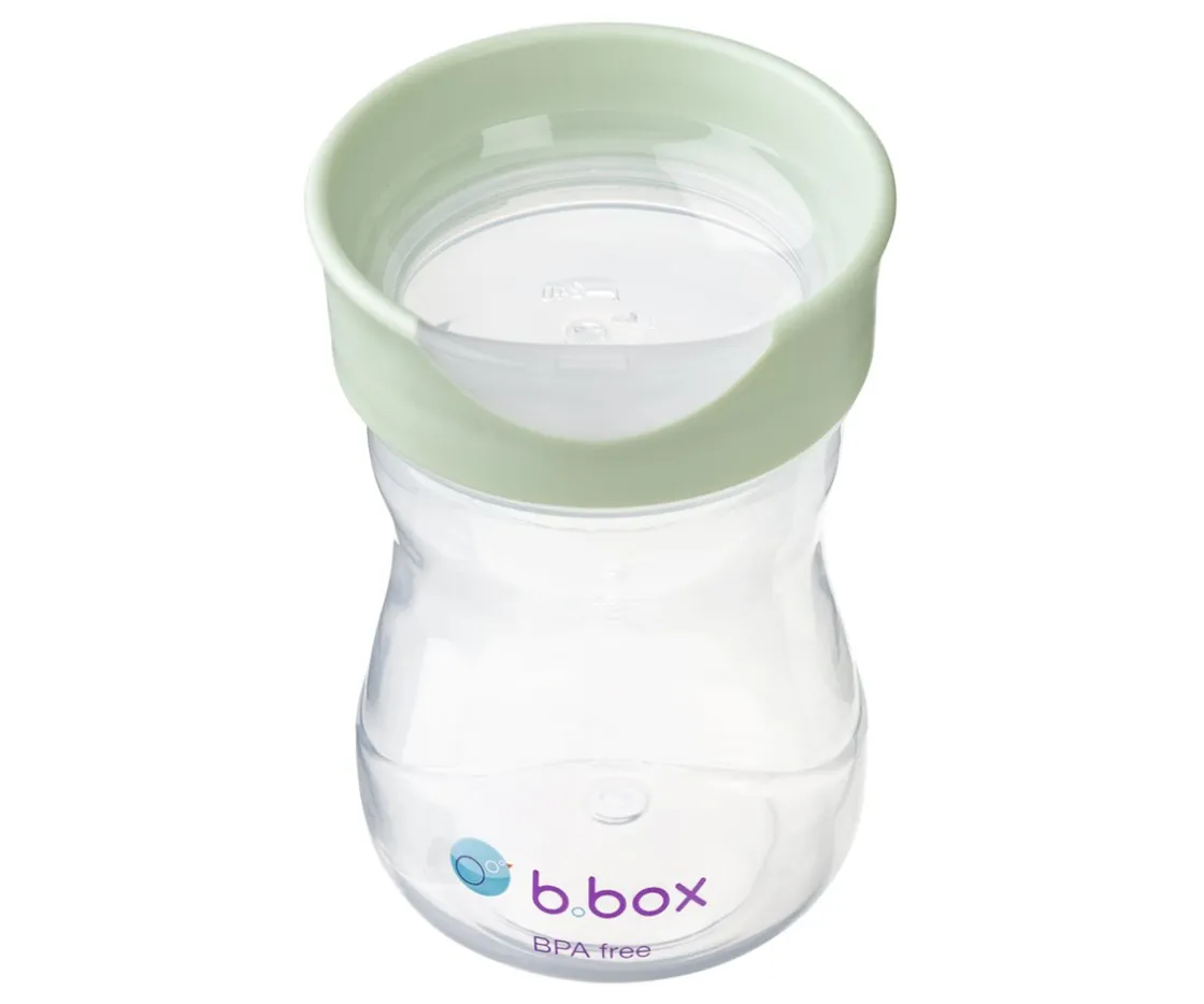b.box Taza con Borde de Entrenamiento Sage^ Vasos Antiderrame