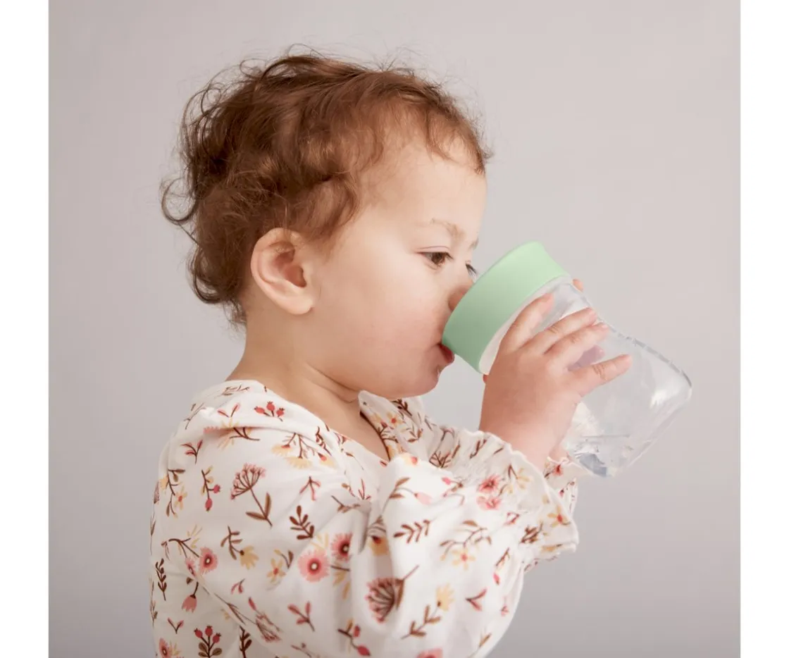 b.box Taza con Borde de Entrenamiento Sage^ Vasos Antiderrame