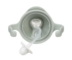 b.box Taza con Pajita Flexible Sage^ Vasos Antiderrame