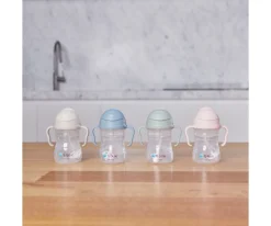 b.box Taza con Pajita Flexible Ocean^ Vasos Antiderrame