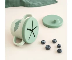 Done by Deer Taza Croco Silicona 3 en 1