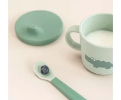 Done by Deer Taza Croco Silicona 3 en 1