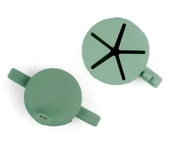 Niños Done by Deer Taza de Aprendizaje Peekaboo y Dispensador de Snacks Deer Friends Powder