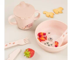 Niños Done by Deer Taza de Aprendizaje Tiny Farm Powder