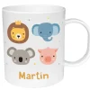 Tutete Taza de Plástico Personalizada Animal Friends