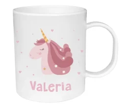 Tutete Taza de Plástico Personalizada Magical Unicorn
