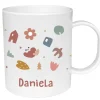 Tutete Taza de Plástico Personalizada Geometric Nature
