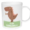 Tutete Taza de Plástico Personalizada Dinosaurio^ Tazas Para Personalizar