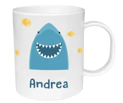 Tutete Taza de Plástico Personalizada Tiburón