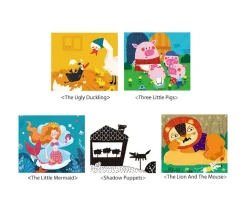 Niños Tookyland Teatro de Sombras con Linterna Cuentos Clásicos