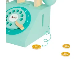 Niños Classic world Teléfono de Madera Vintage